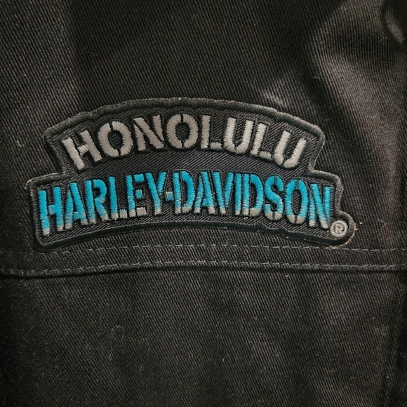 HARLEY Davidson Honolulu Hawaii Riding Motorcycle Jacket - Picture 4 of 7